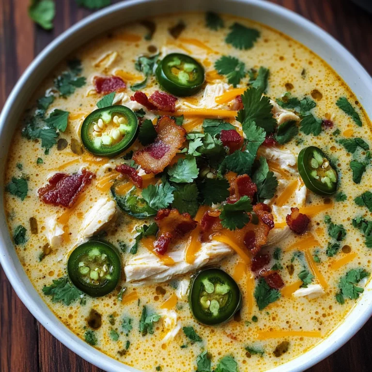 Spicy Jalapeño Popper Chicken Soup