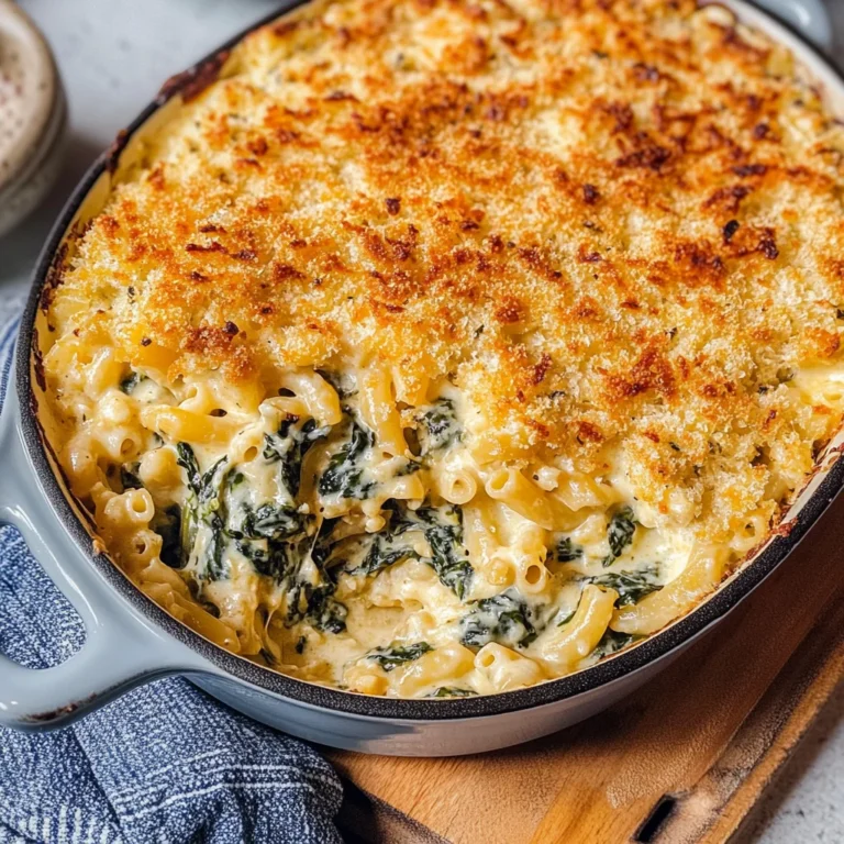 Spinach Artichoke Mac and Cheese
