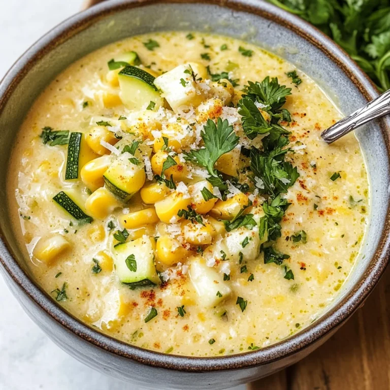 Zucchini Corn Chowder