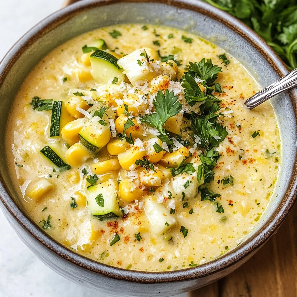 Zucchini Corn Chowder