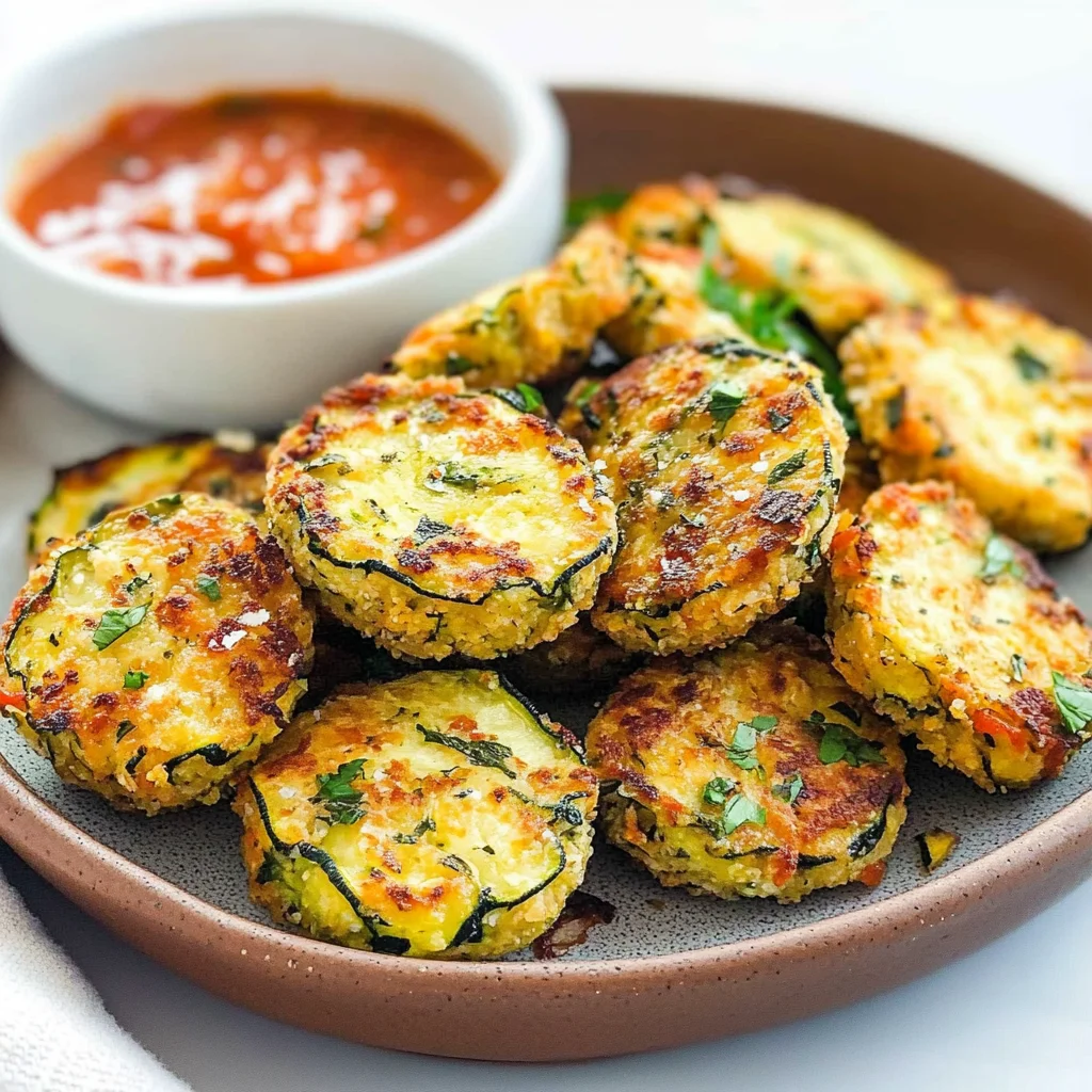 Zucchini Garlic Bites