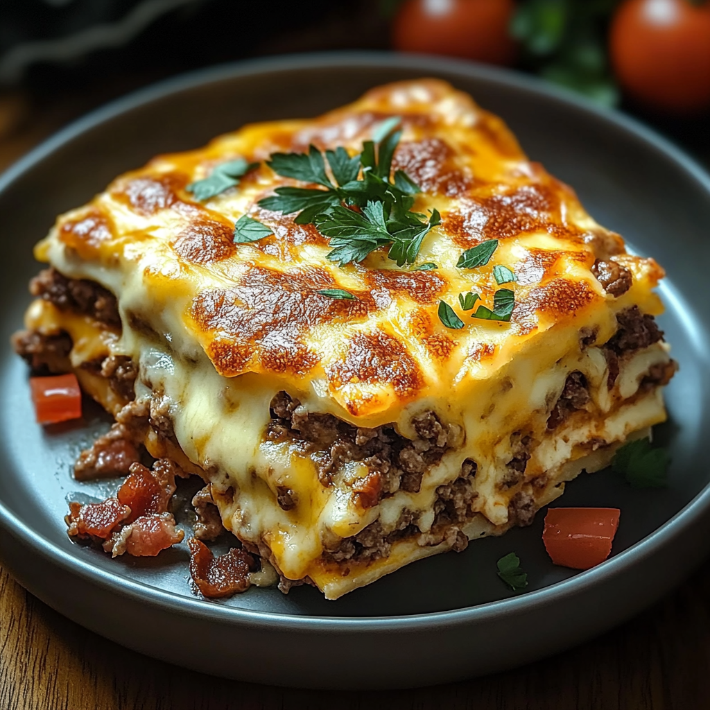 Low-Carb Turkey Bacon Cheeseburger Casserole: A Delicious and Easy Recipe for Keto Lovers