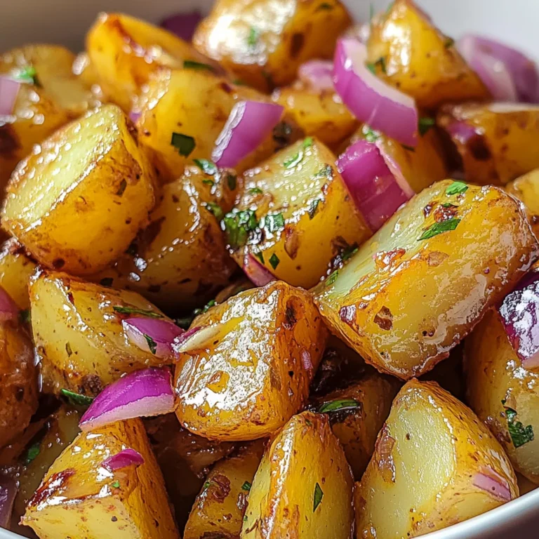 honey mustard roasted potato salad