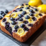 lemon blueberry sourdough breakfast loaf