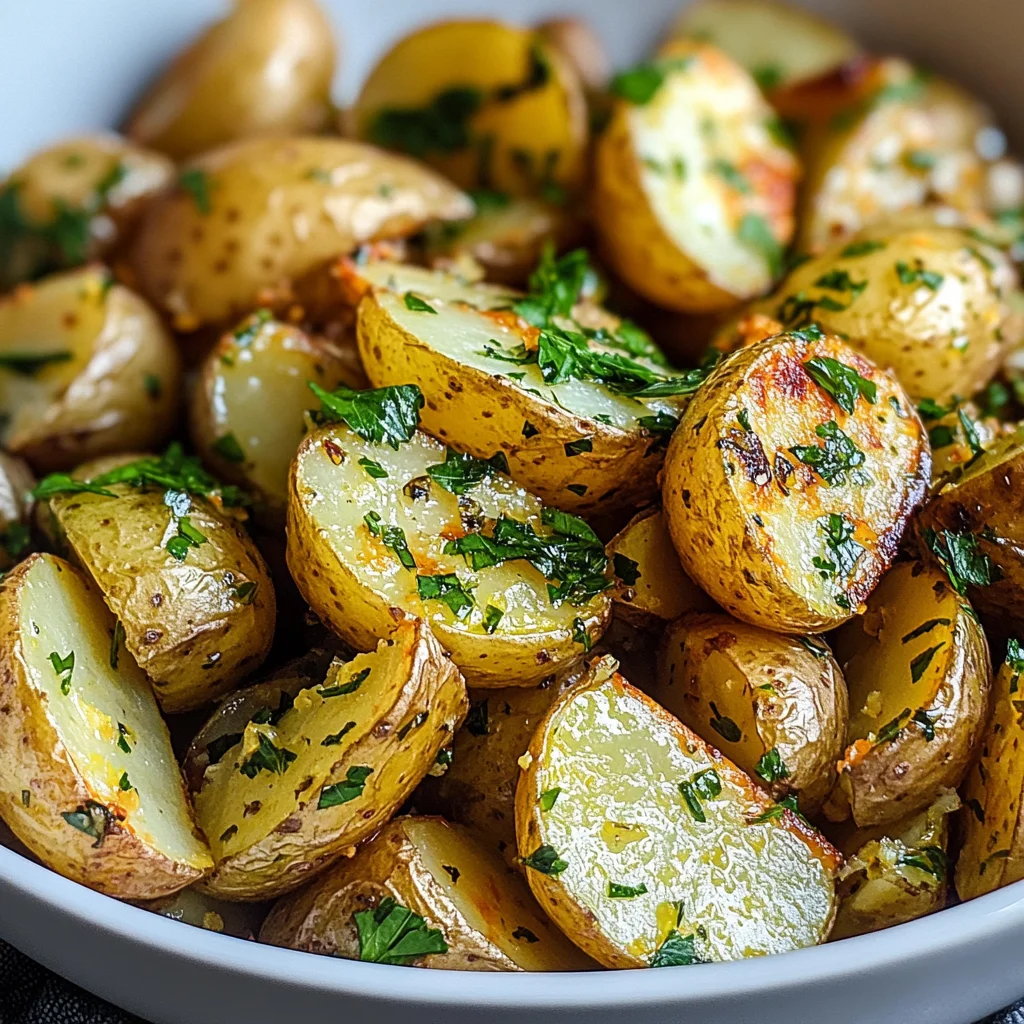 roasted lemon herb potato salad
