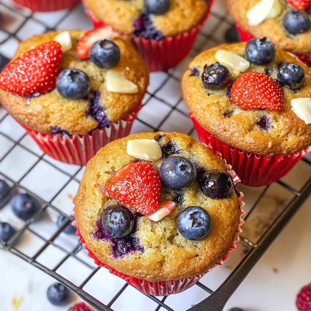 4th of July Breakfast Muffins
