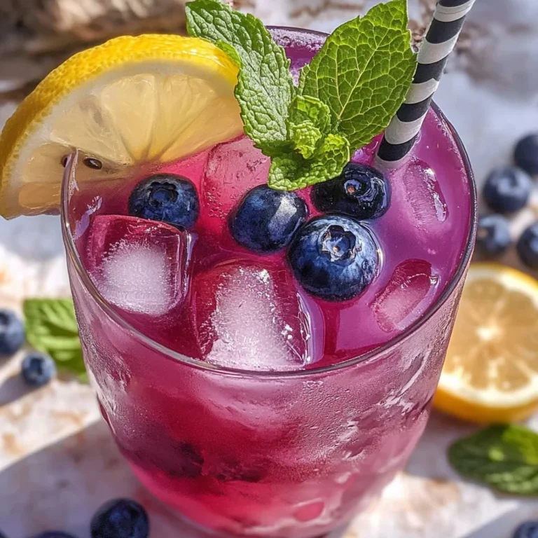 Antioxidant Rich Blueberry Green Tea