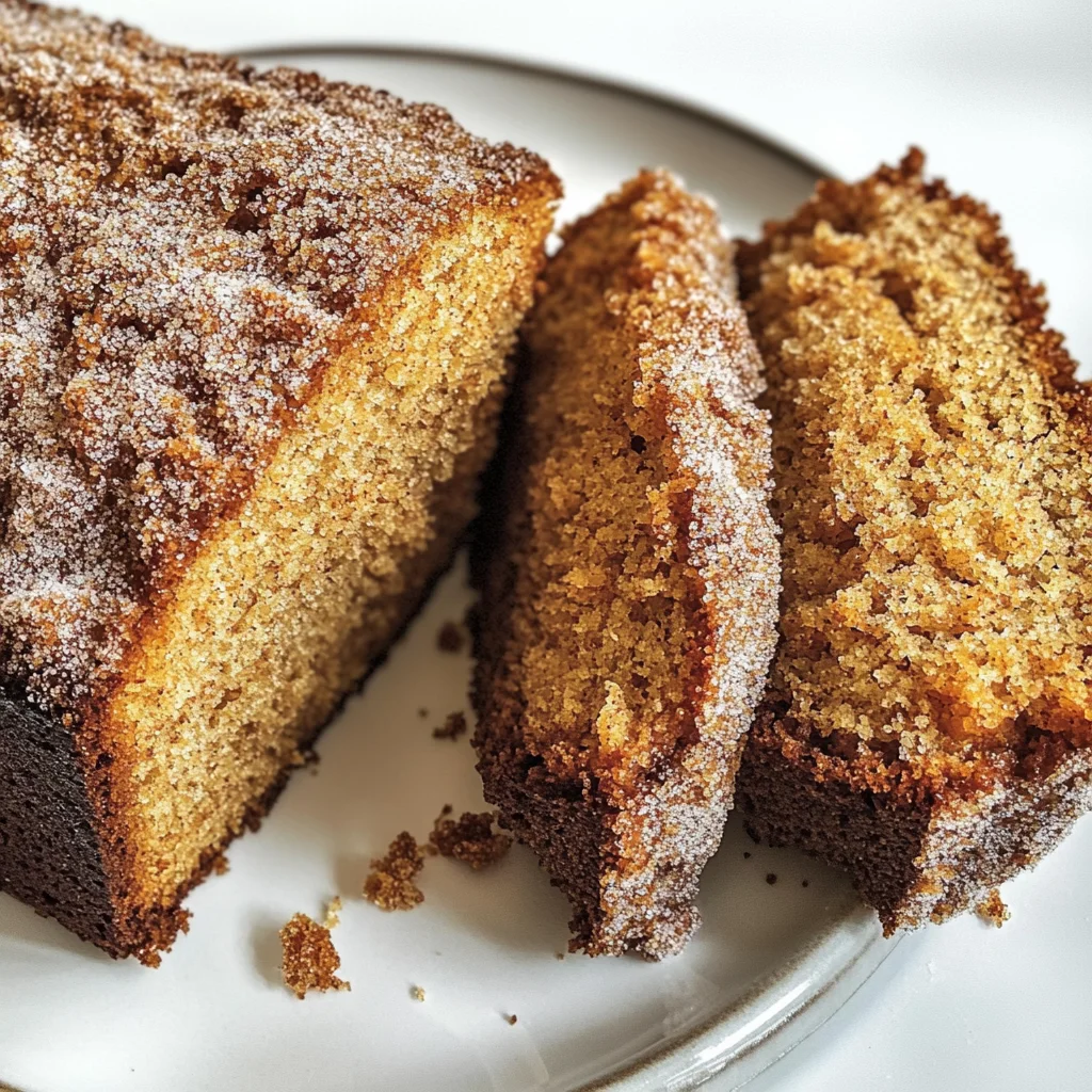 Apple Cider Doughnut Loaf Cake