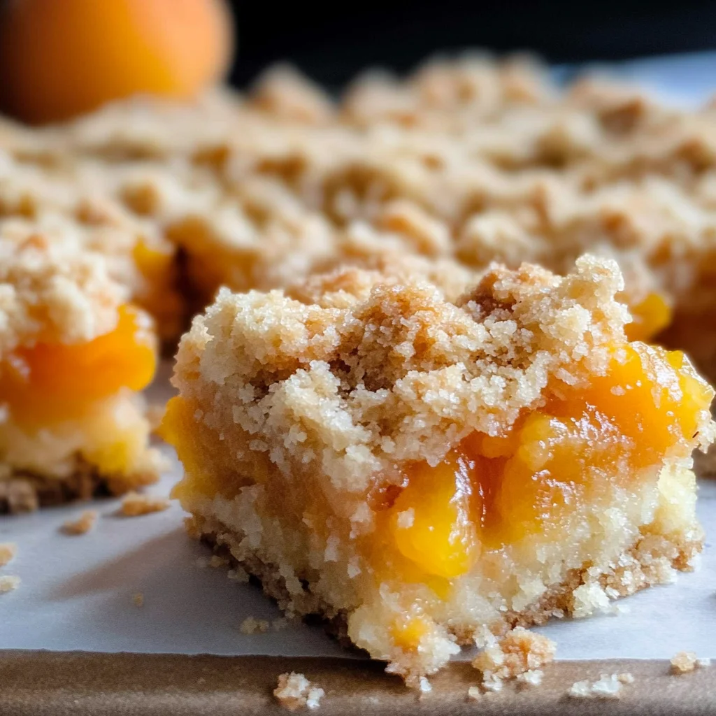 Apricot Crumble Squares