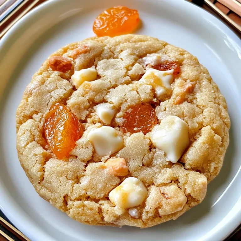 Apricot White Chocolate Cookies