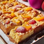 Apricot and almond traybake