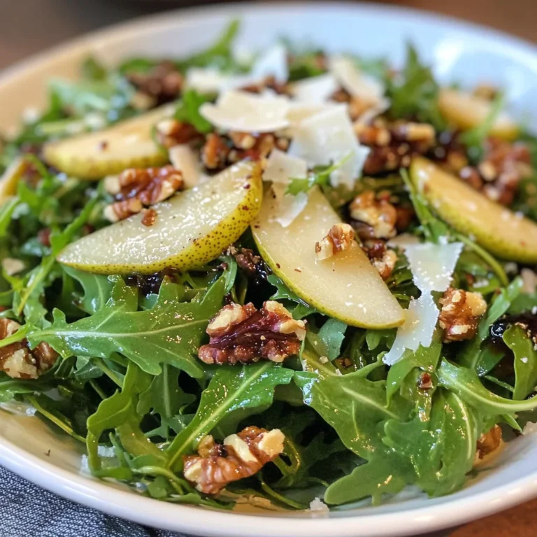 Arugula Pear Salad