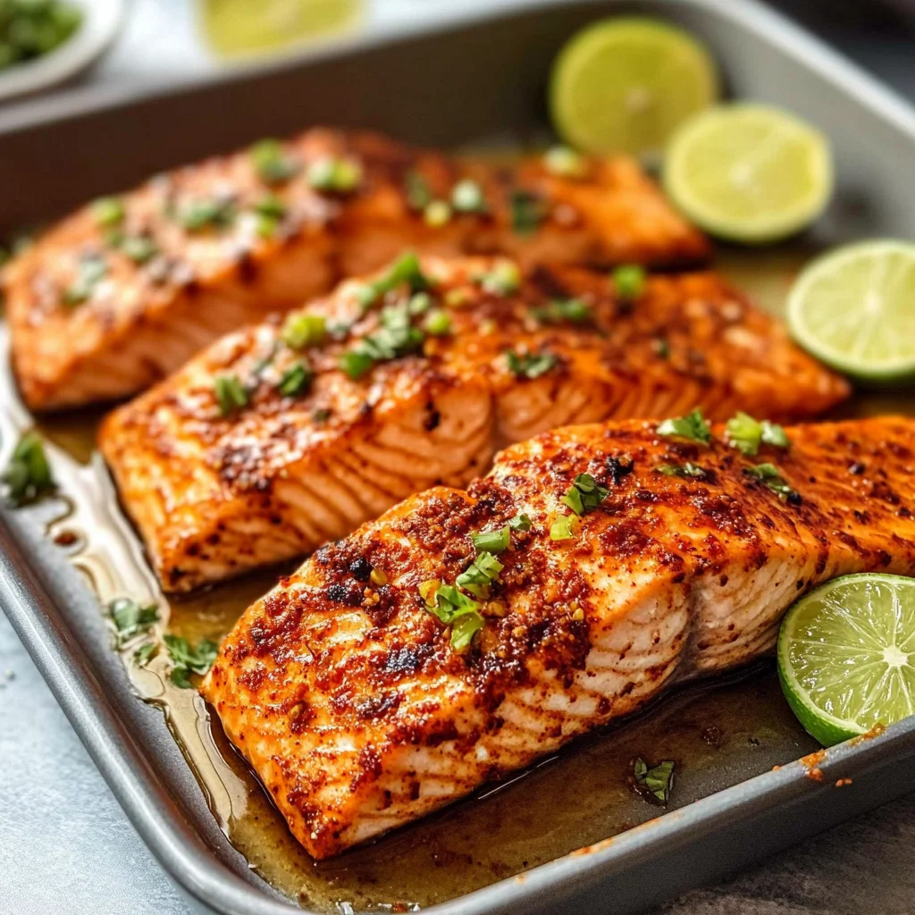 Baked Chili Lime Salmon