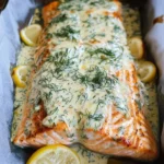 Baked Salmon With Garlic Mayo