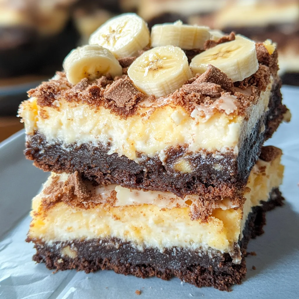 Banana Pudding Brownies