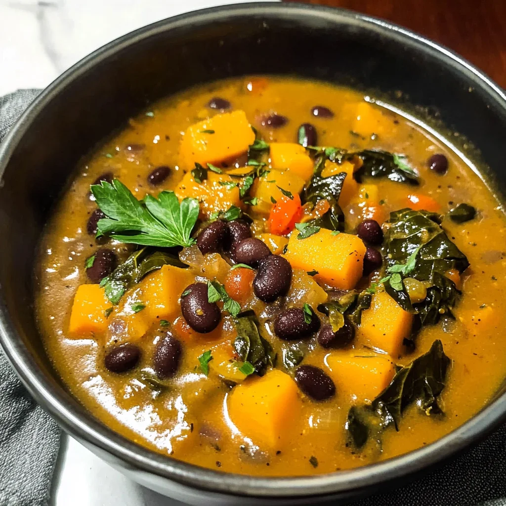 Black Bean Butternut Squash Stew