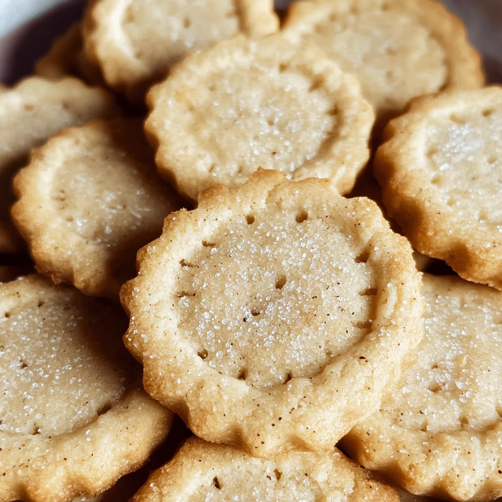 Bourbon Vanilla Bean Shortbread Cookies