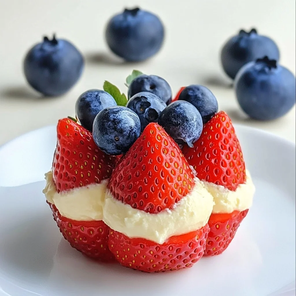 Cheesecake Stuffed Strawberries