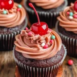 Cherry Coke Cupcakes