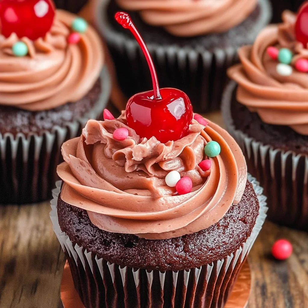 Cherry Coke Cupcakes