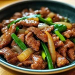 Chinese Beef and Onion Stir Fry Recipe