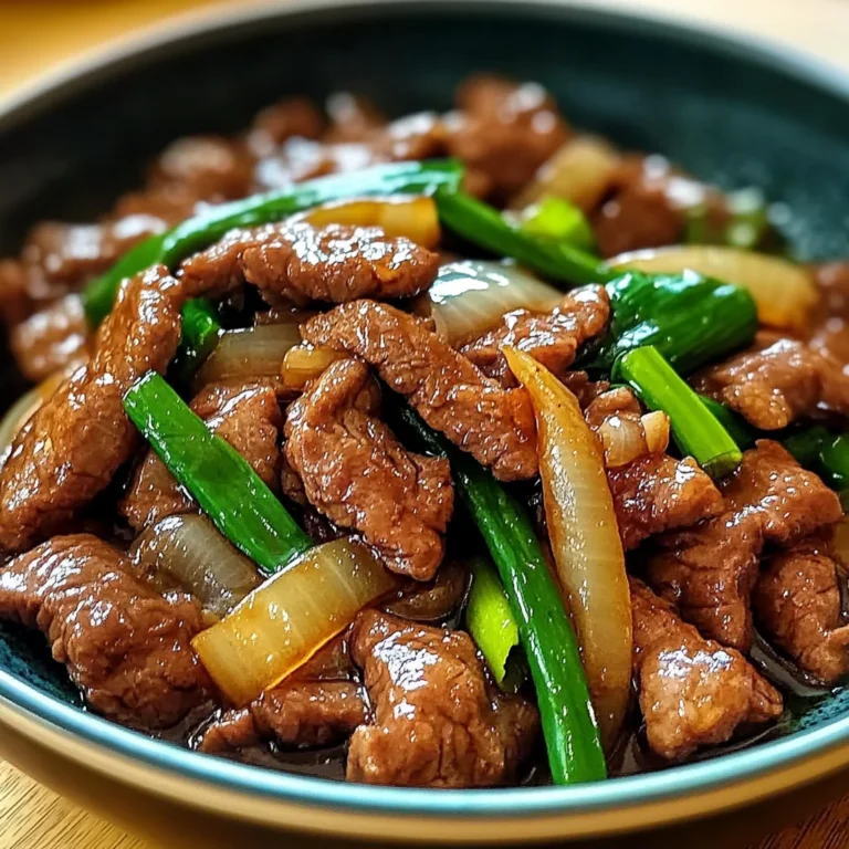Chinese Beef and Onion Stir Fry Recipe