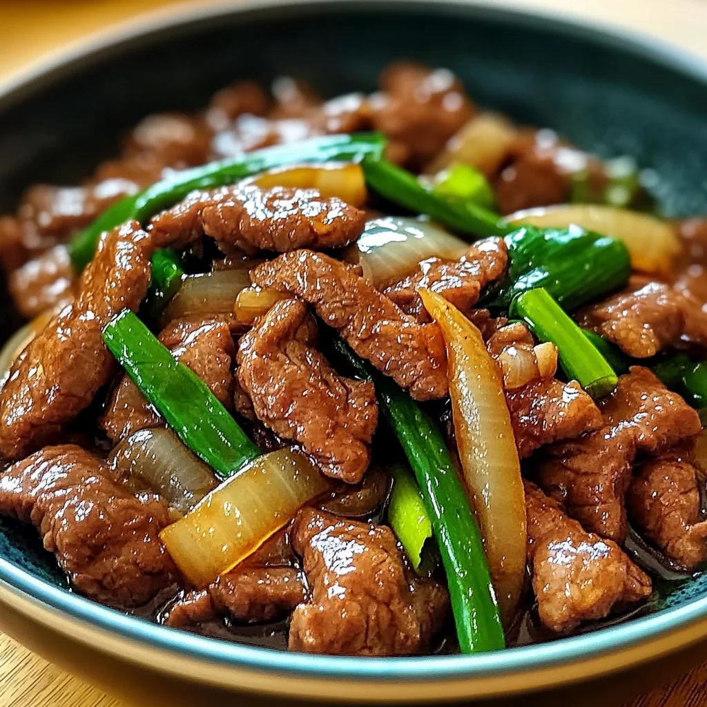 Chinese Beef and Onion Stir Fry Recipe