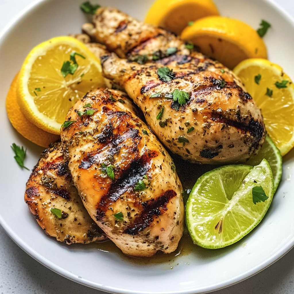 Citrus Dijon Grilled Chicken (Marinade)