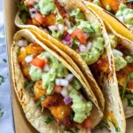 Crispy Baja Fish Tacos with Avocado Crema