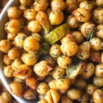 Dill Pickle Roasted Chickpeas