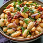 Easy Sun-Dried Tomato Cannellini Bean Salad with Bold Flavor Boost