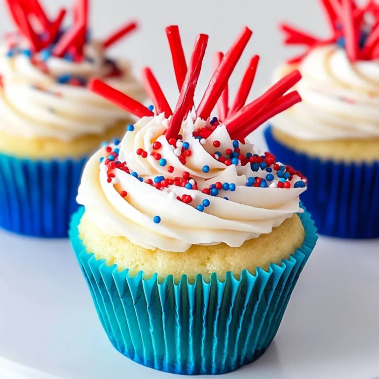 Firecracker Cupcakes