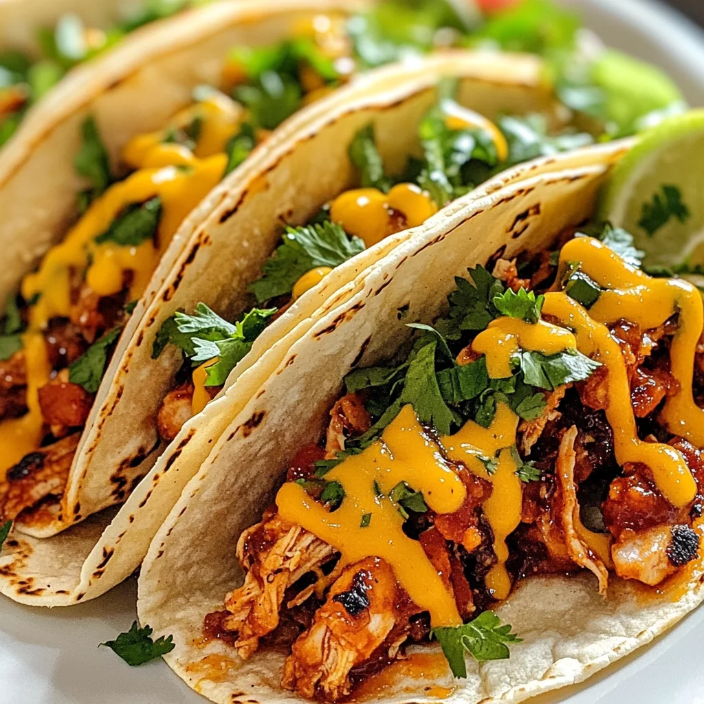 Garlic Butter Honey BBQ Chicken Tacos: Quick Recipe Tips!