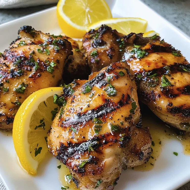 Grilled Chicken Thighs