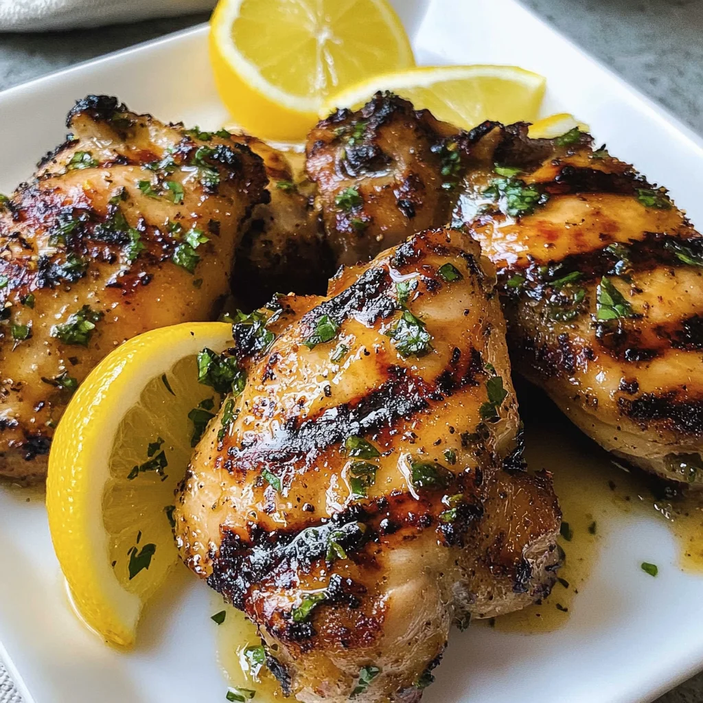 Grilled Chicken Thighs