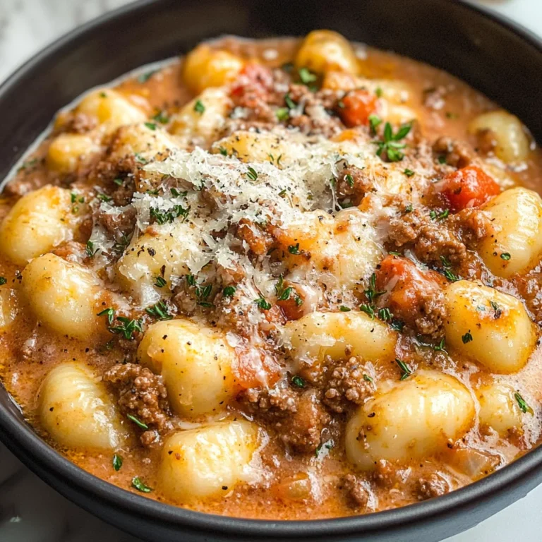 Ground Beef Gnocchi