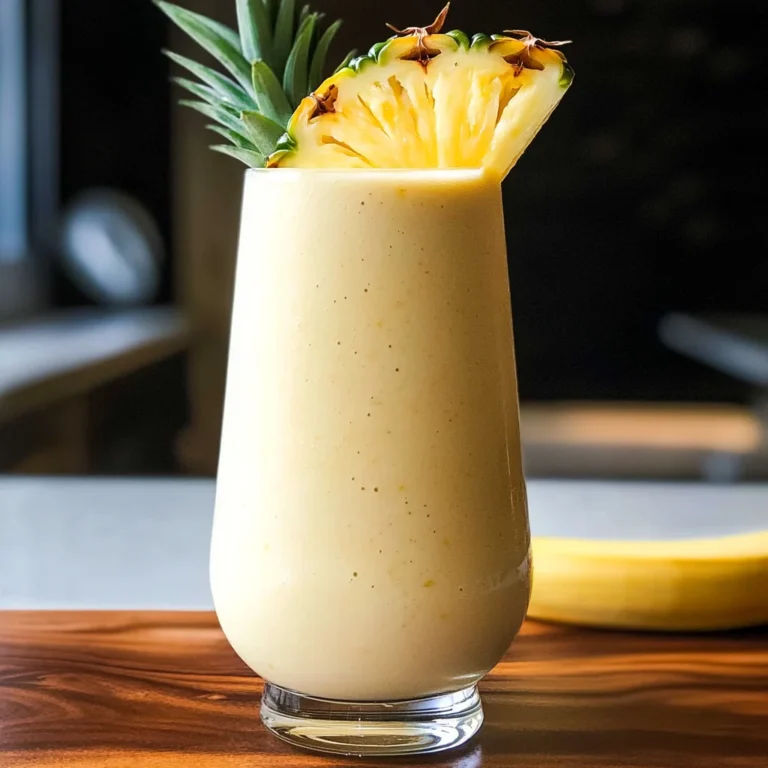 Healthy Pineapple Smoothie Recipe