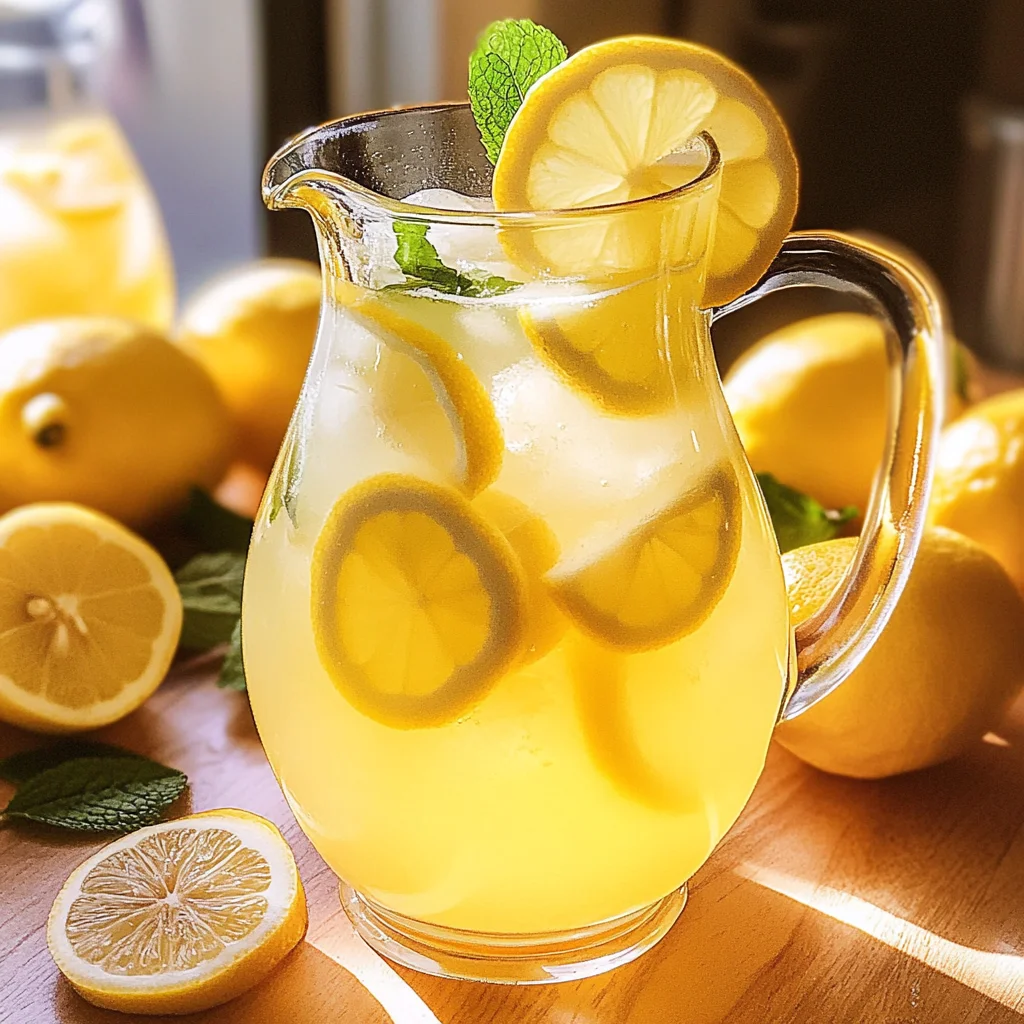 Homemade Lemonade Recipe