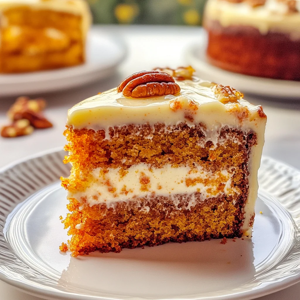 Honeybun Carrot Cake with Cheesecake Filling