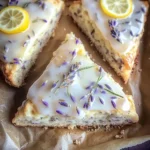 Lavender & Rosemary Scones with Lemon Glaze for Brunch Bliss