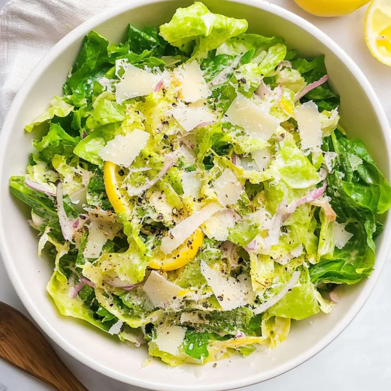 Lemon Parmesan Salad