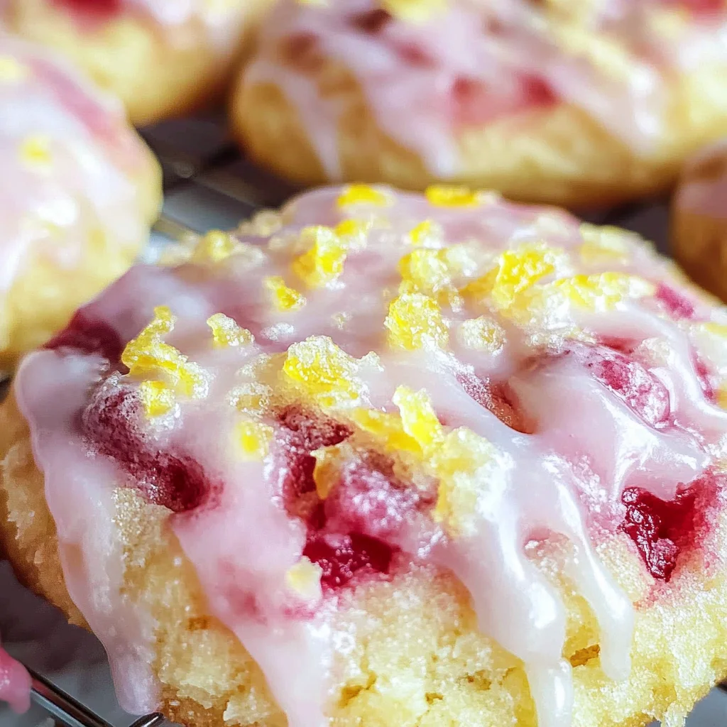 Lemon Raspberry Cookies