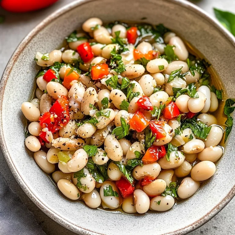 Marinated White Beans