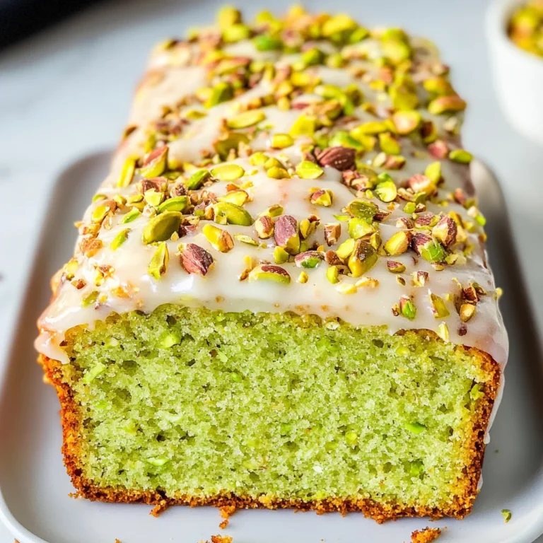 Moist Pistachio Pudding Bread – A Sweet Simple Delight