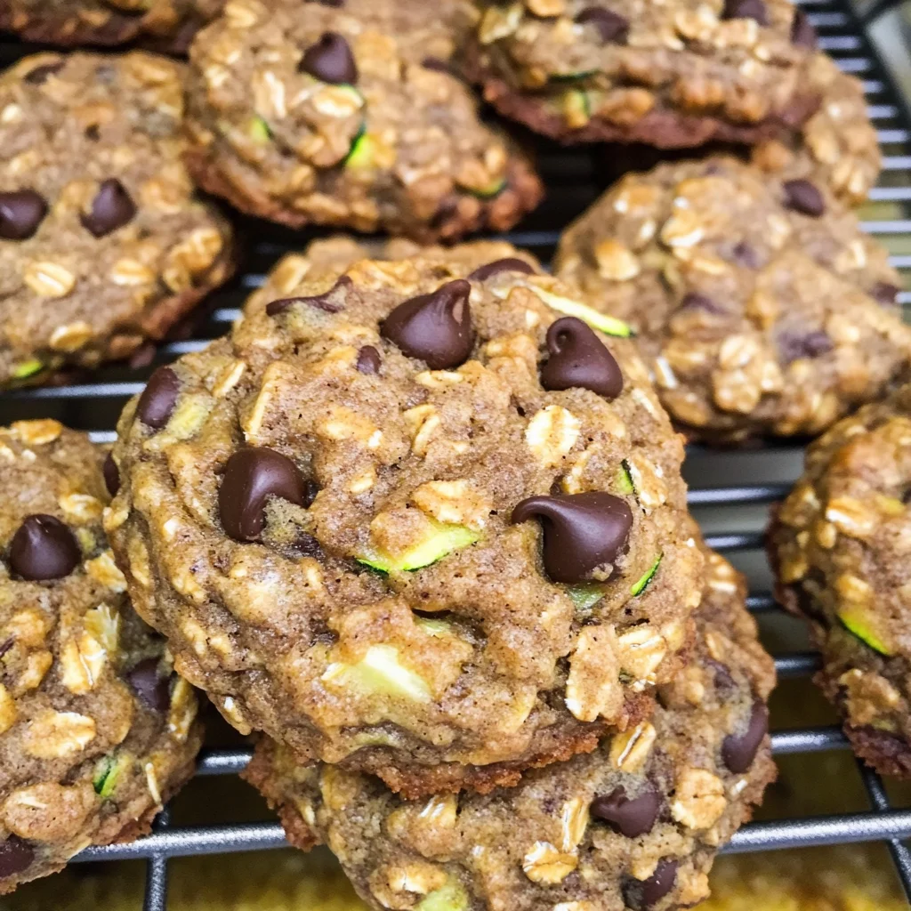 Oatmeal Chocolate Chip Zucchini Cookies