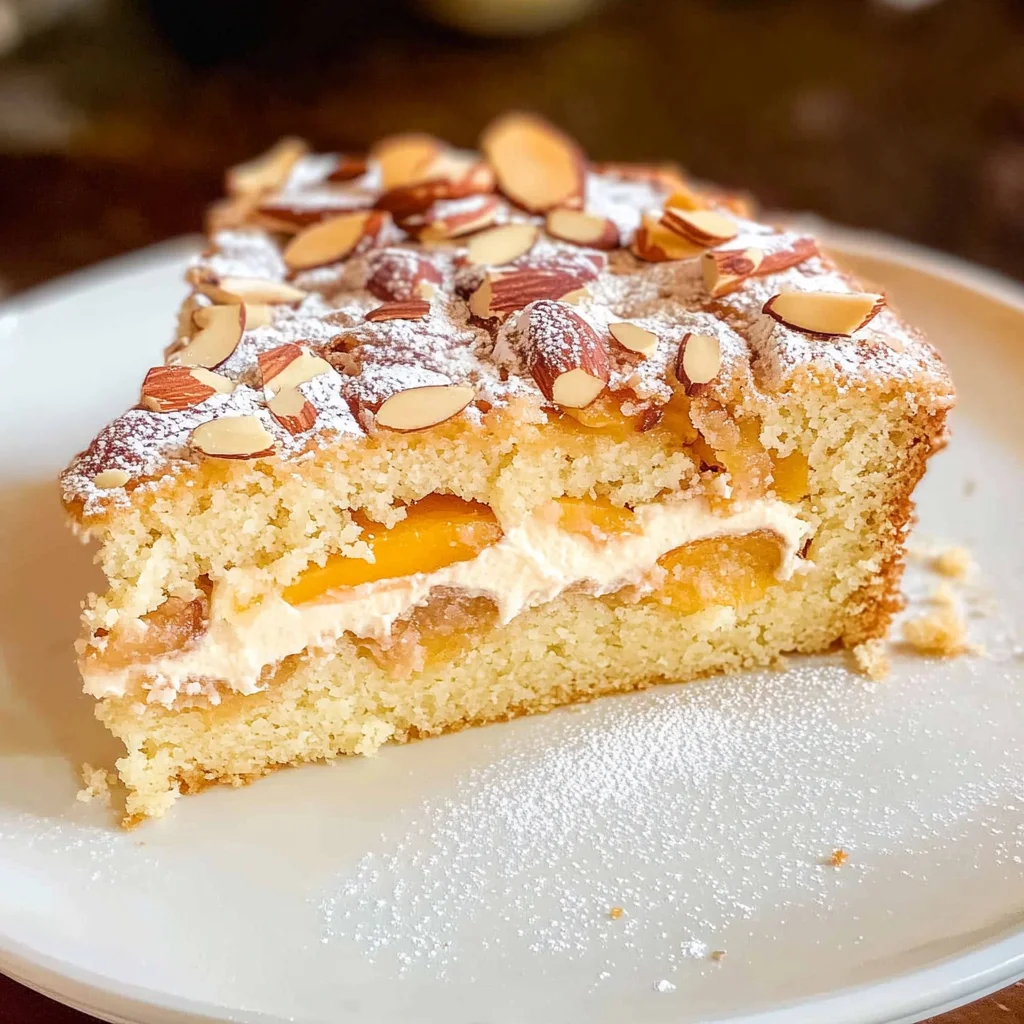 Peach Almond Cake