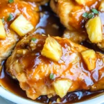 Pineapple Chicken | Crockpot Hawaiian BBQ Chicken
