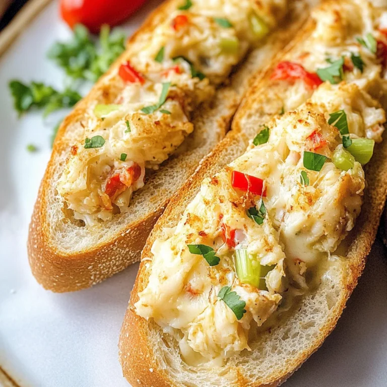 Quick and Easy Crab Melts