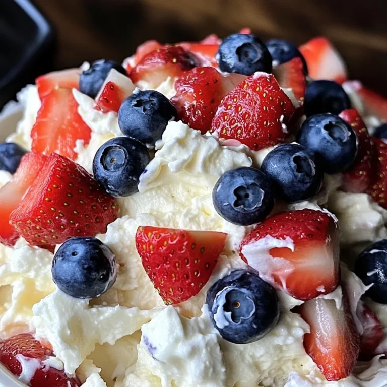 Red White & Blue Fluff Salad