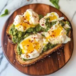 Ricotta Pesto Sourdough Toast